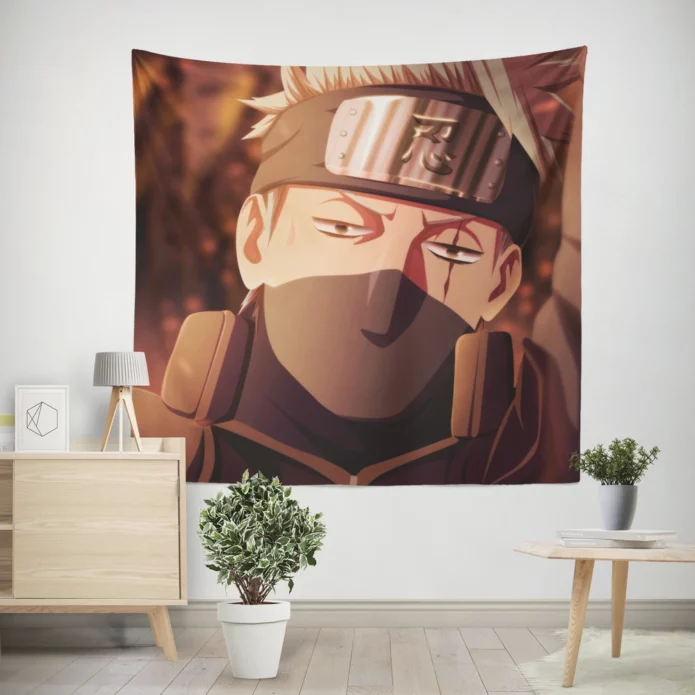 Kakashi Hatake Naruto Mentor Anime Wall Tapestry