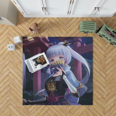 Kamisato Ayaka Frost Queen Radiance Anime Rug