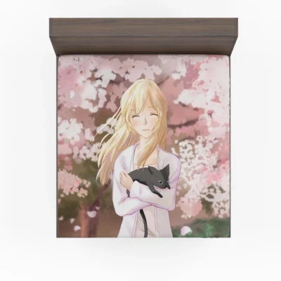 Kaori Melancholy Tears of a Cat Anime Fitted Sheet