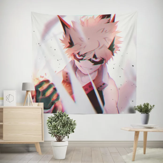 Katsuki Bakugou Heroic Academia Chronicle Anime Wall Tapestry