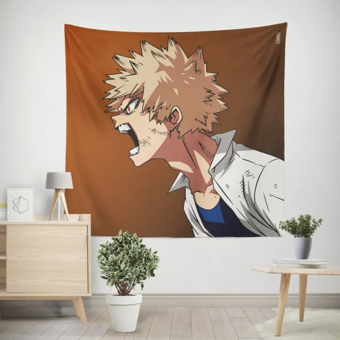 Katsuki Bakugou My Hero Odyssey Anime Wall Tapestry