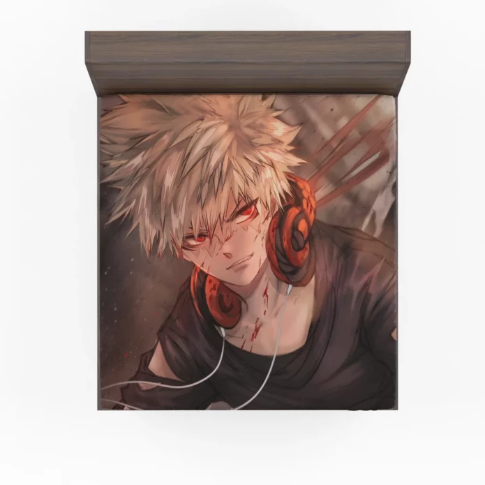 Katsuki Bakugou My Heroic Academia Journey Anime Fitted Sheet