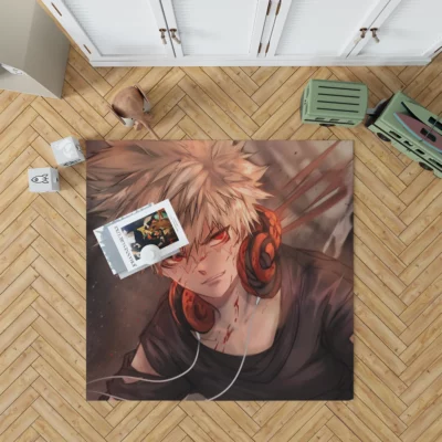 Katsuki Bakugou My Heroic Academia Journey Anime Rug