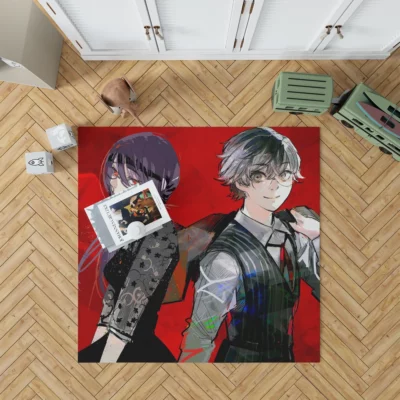 Ken Kaneki Journey Tokyo Ghoul Chronicles Anime Rug