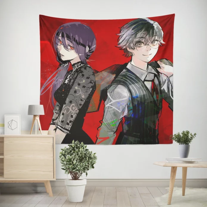 Ken Kaneki Journey Tokyo Ghoul Chronicles Anime Wall Tapestry