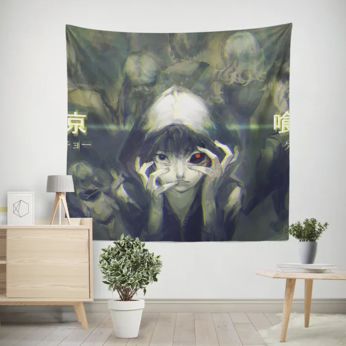 Ken Kaneki Odyssey Tokyo Ghoul Adventure Anime Wall Tapestry