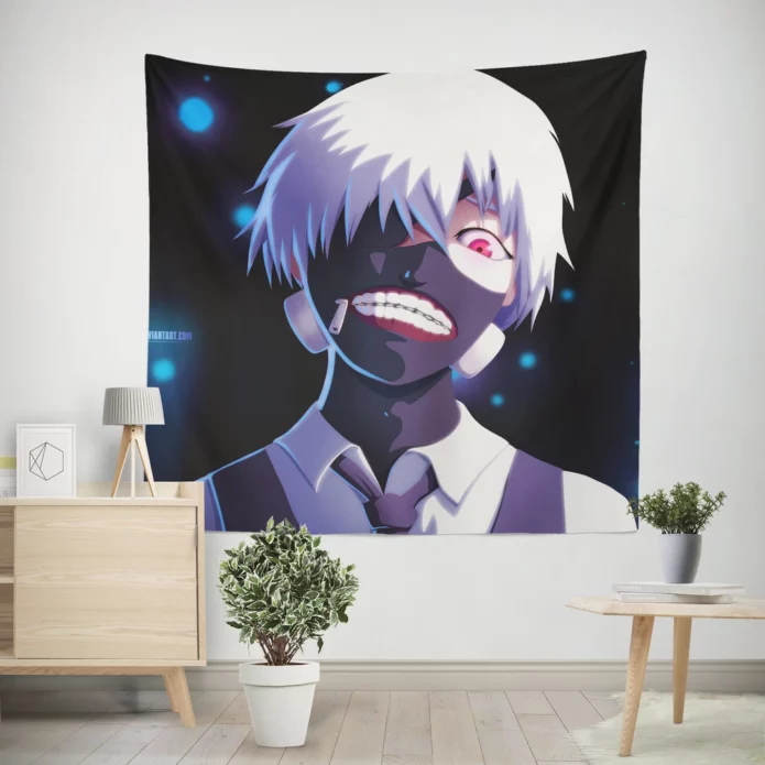 Ken Kaneki Tokyo Ghoul Unleashed Anime Wall Tapestry