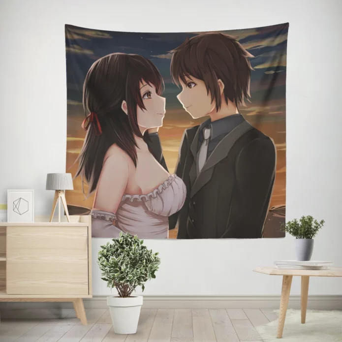 Kimi No Na Wa Uniting Hearts Anime Wall Tapestry