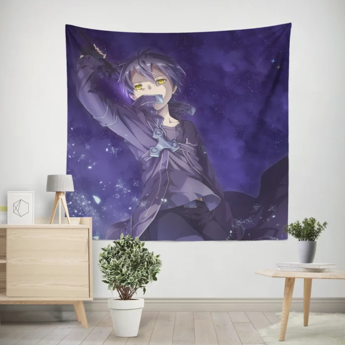 Kirito Saga Sword Art Chronicles Anime Wall Tapestry