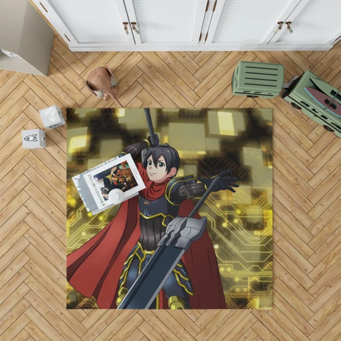 Kirito Sword Art Virtual Reality Adventure Anime Rug