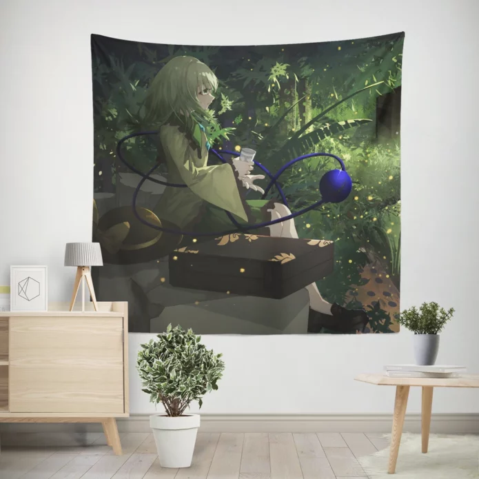 Koishi Komeiji Touhou Adventure Anime Wall Tapestry