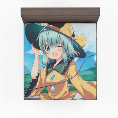 Koishi Komeiji Touhou Anime Tale Fitted Sheet