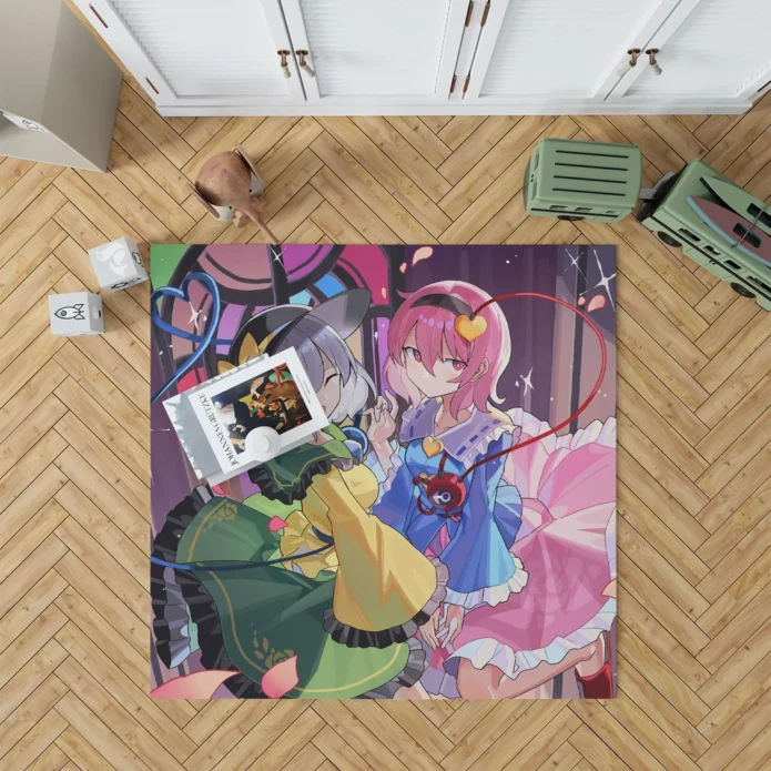 Koishi And Satori Duo Of Touhou Delights Anime Rug