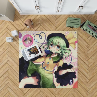 Koishi and Satori Touhou Sisters Anime Rug