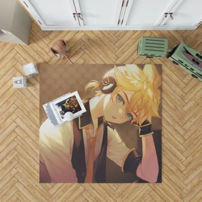 Len Kagamine Vocaloid Melody Maestro Anime Rug