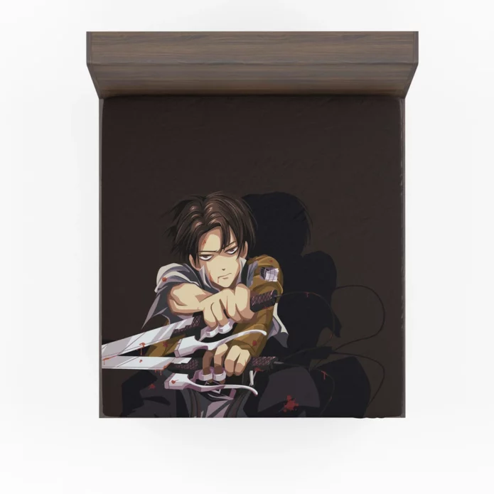 Levi Valor Attack On Titan Anime Fitted Sheet