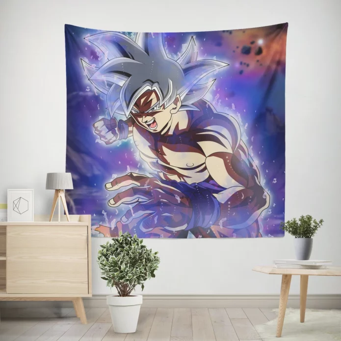 Limit Breaker Goku Ultra Instinct Form Anime Wall Tapestry