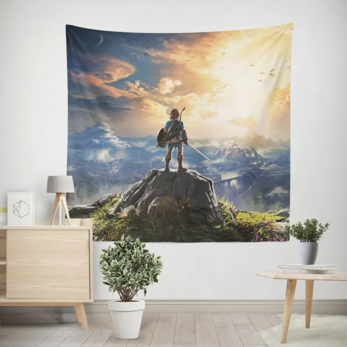 Link Epic Journey Continues Anime Wall Tapestry