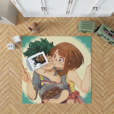 Love and Valor Izuku Path Anime Rug