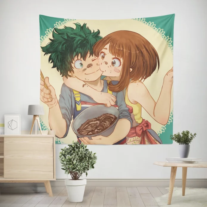 Love And Valor Izuku Path Anime Wall Tapestry