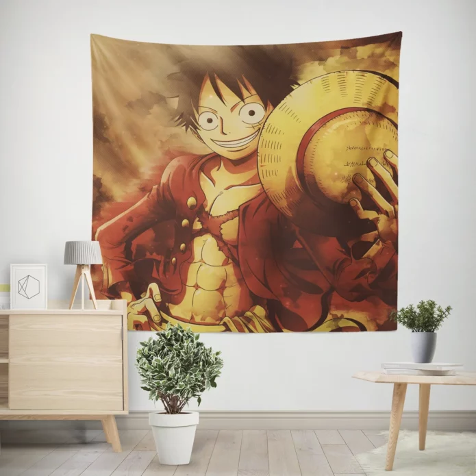 Luffy Grand Voyage One Piece Chronicles Anime Wall Tapestry