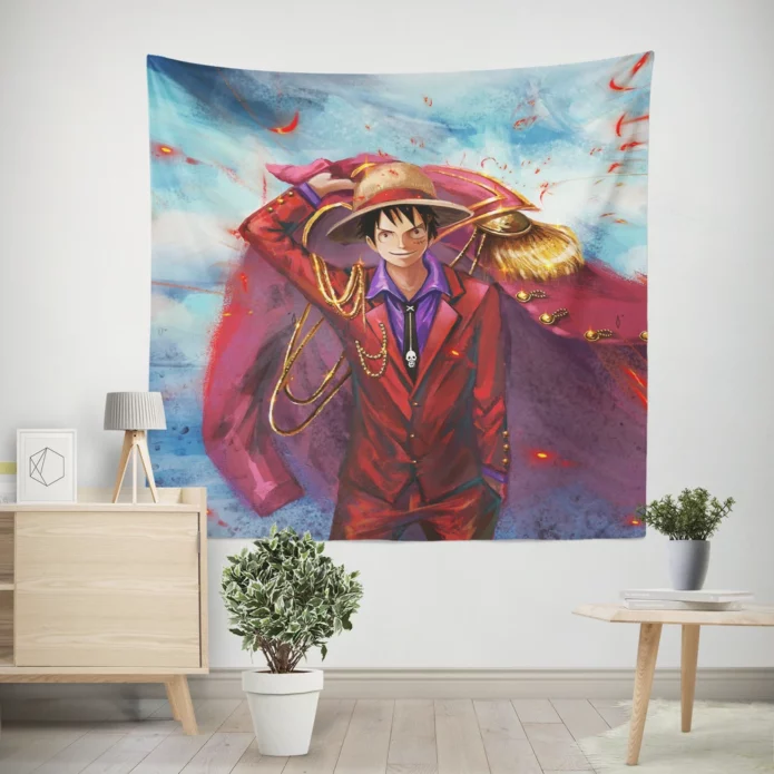 Luffy Quest One Piece Chronicles Anime Wall Tapestry