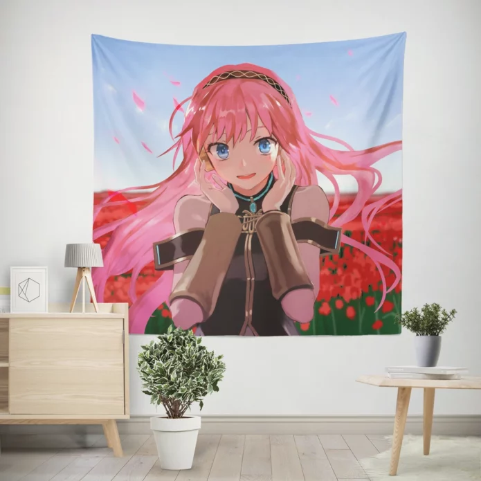 Luka Megurine Melodies Of Dreams Anime Wall Tapestry