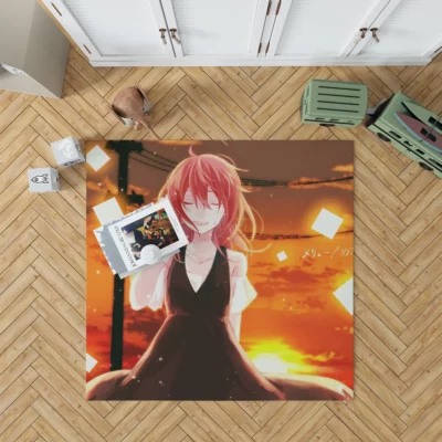 Luka Megurine Resonance in Anime Rug