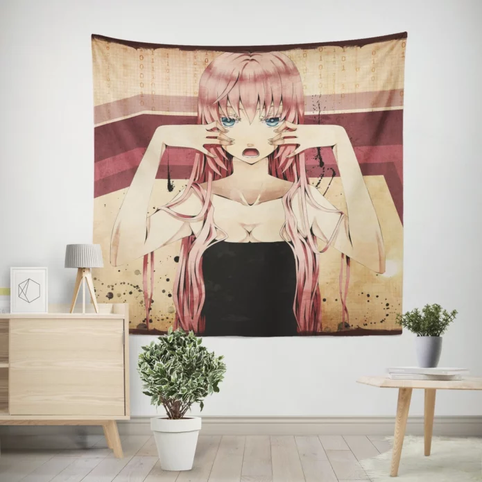 Luka Megurine Songbird Journey Anime Wall Tapestry