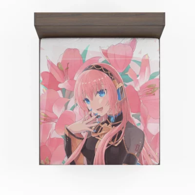 Luka Megurine Vocaloid Harmonies Anime Fitted Sheet