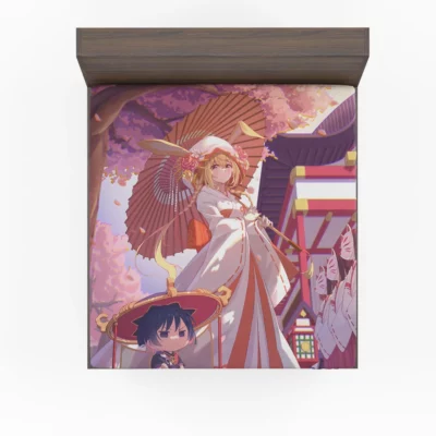 Lumine Genshin Radiant Adventurer Anime Fitted Sheet