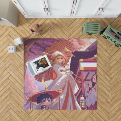 Lumine Genshin Radiant Adventurer Anime Rug