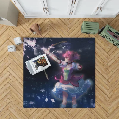 Madoka Kaname Magical Odyssey Continues Anime Rug