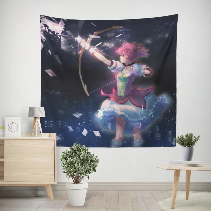 Madoka Kaname Magical Odyssey Continues Anime Wall Tapestry