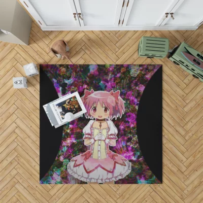 Madoka Kaname Puella Magi Chronicles Anime Rug