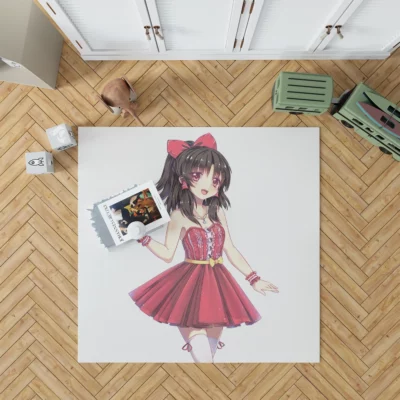 Magical Touhou Reimu Hakurei Fantasy Odyssey Anime Rug