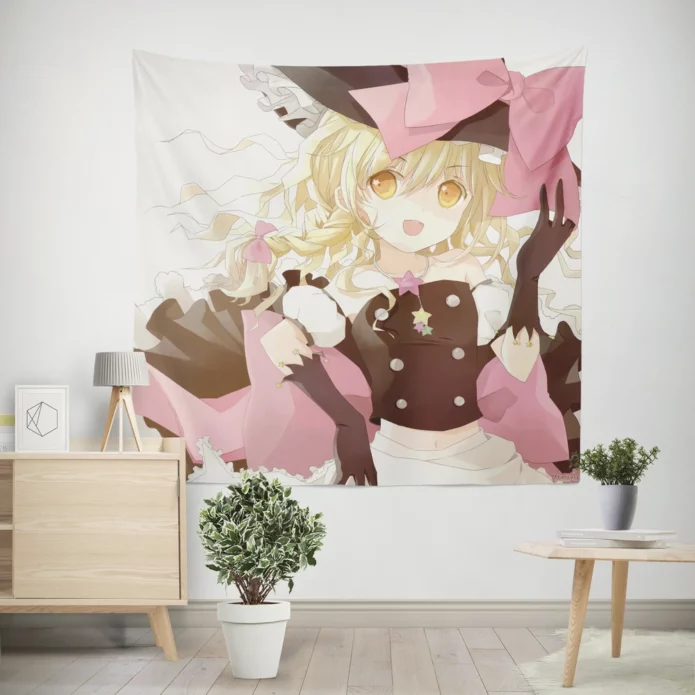 Marisa Kirisame Touhou Anime Journey Wall Tapestry