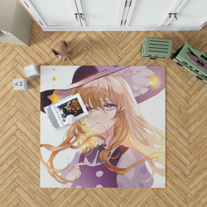 Marisa Kirisame Touhou Magic Unleashed Anime Rug