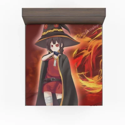 Megumin Quest KonoSuba Blessing Anime Fitted Sheet