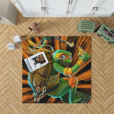 Michelangelo Teenage Mutant Ninja Turtles Unite Rug