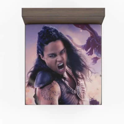 Michelle Rodriguez Dungeons and Dragons Femme Fatale Fitted Sheet