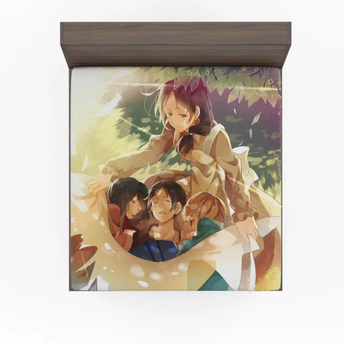 Mikasa Alliance Titans Last Stand Anime Fitted Sheet