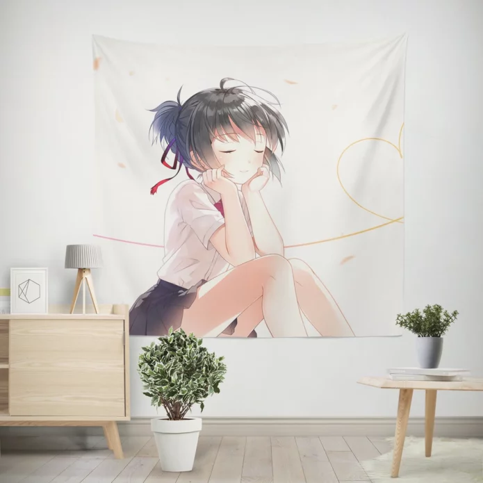 Mitsuha Dream In Your Name Anime Wall Tapestry