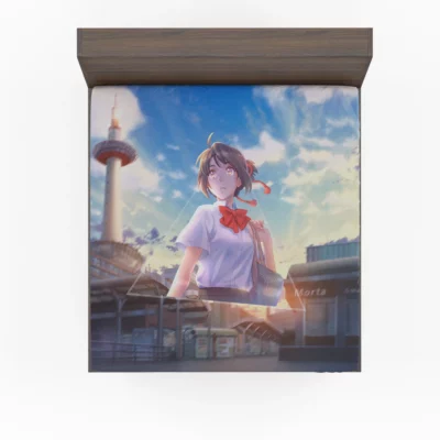 Mitsuha Journey Your Name Anime Fitted Sheet