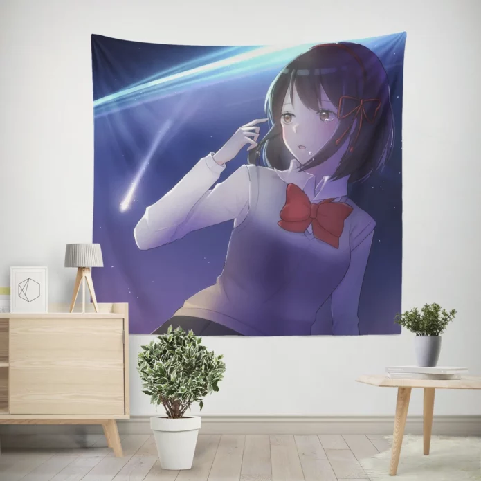 Mitsuha Odyssey In Your Name Anime Wall Tapestry