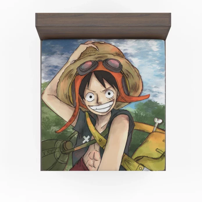 Monkey D Luffy One Piece Pirate Adventure Anime Fitted Sheet