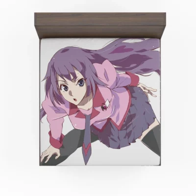 Monogatari Hitagi Enigmatic Chronicles Anime Fitted Sheet