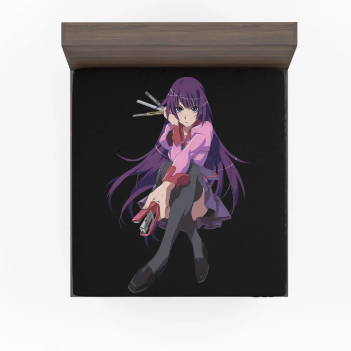 Monogatari Hitagi Intriguing Storyline Anime Fitted Sheet