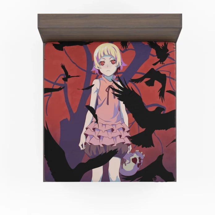 Monogatari Shinobu Immortal Chronicles Anime Fitted Sheet