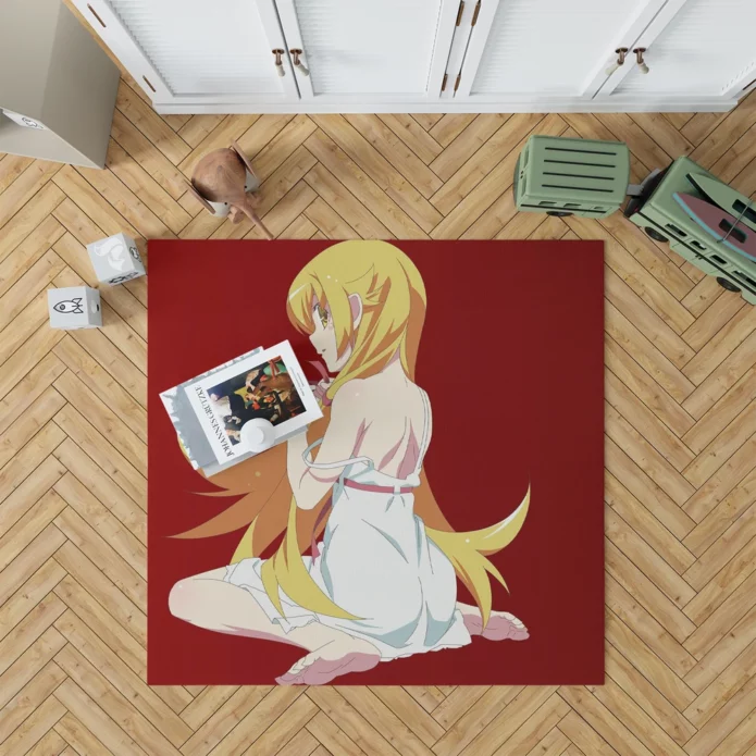 Monogatari Shinobu Timeless Tale Anime Rug